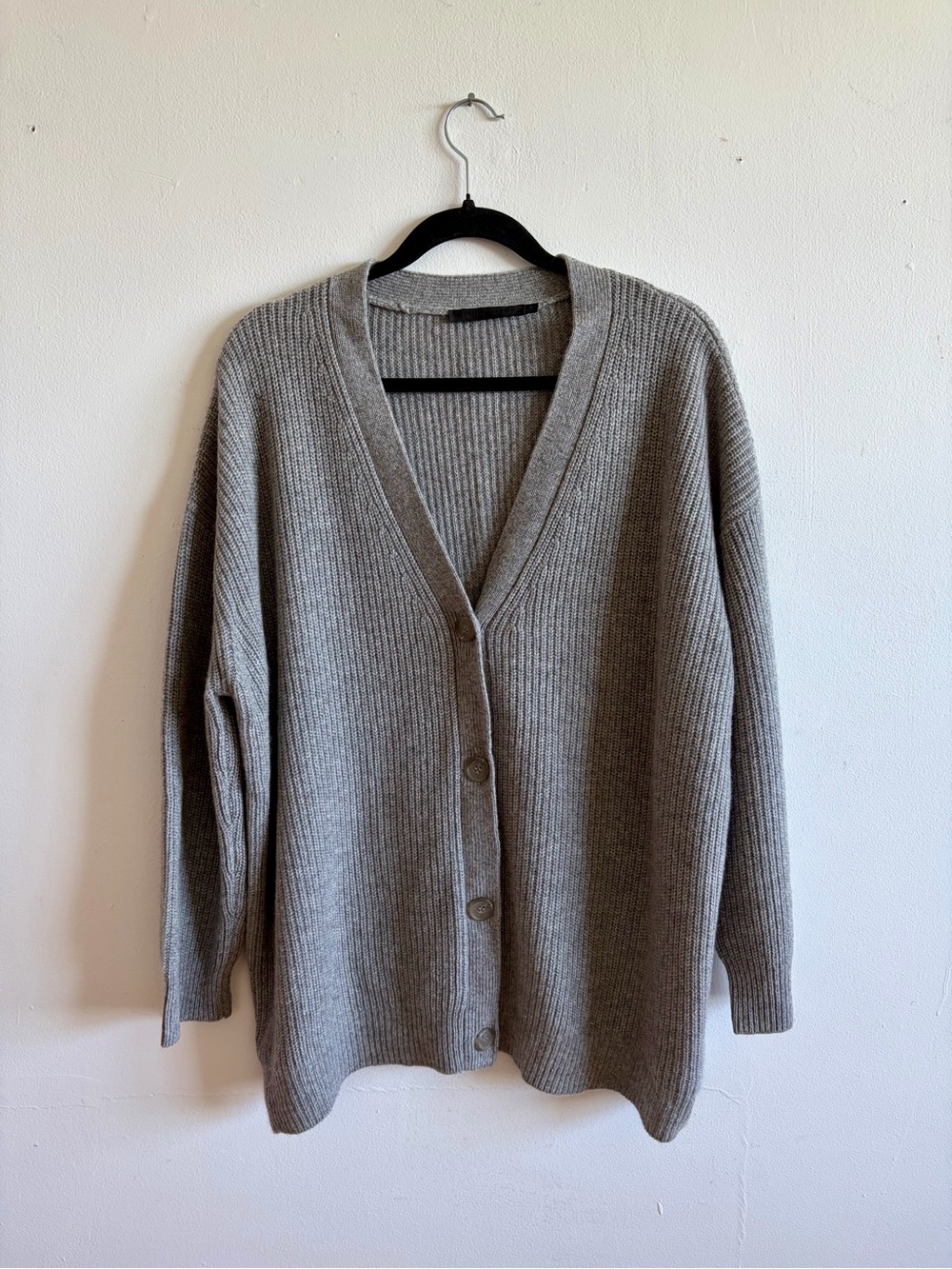 Jenni Kayne Cashmere Cocoon Cardigan Heather Grey Size M